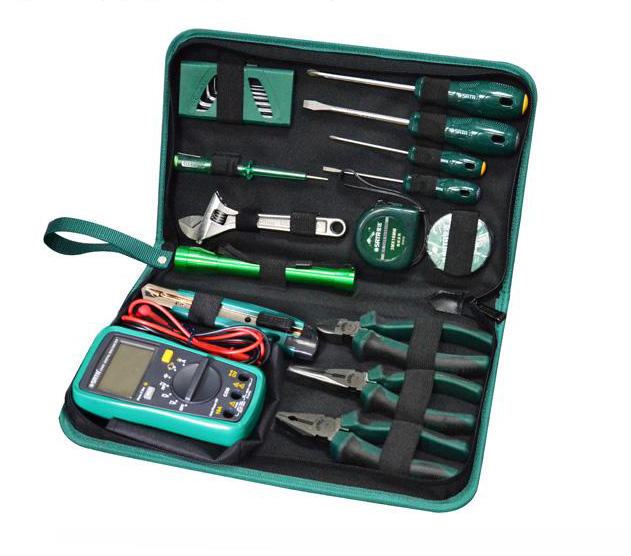 世达 电工工具套装,21件电工日常检修组套,03790
