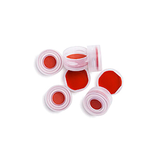 Snap cap with red silicone septa  100/PK
