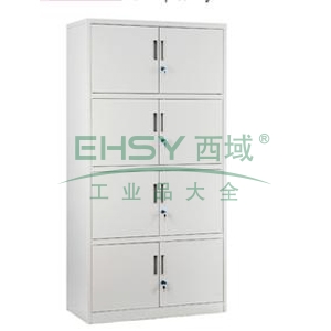 臻远 四节开门柜，CAB-K4-18* 900宽*400深*1840高 0.7mm厚度 灰白色 售卖规格：1个