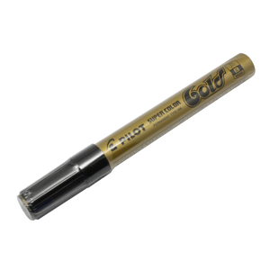 百乐/Pilot 金色记号笔油漆笔，SC-G-B 2.0mm 笔嘴金色 售卖规格：1支