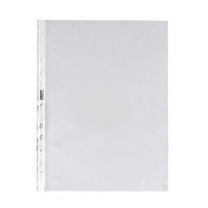 金得利 11孔文件保护套，EH303A-4.5 白色 A4（100个/包） 售卖规格：1包