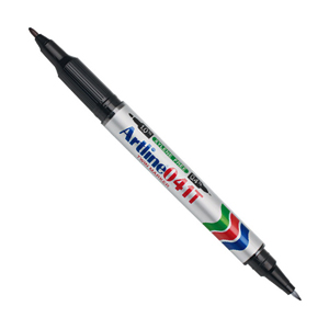 旗牌/Artline 小双头油性记号笔，EK-041T 黑 0.4-1.0mm 售卖规格：1支