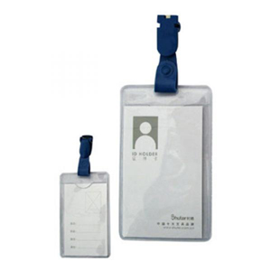 树德 S03超透明软质竖式证件胸卡65*108mm (附带塑料夹)10个/包
