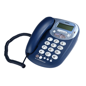 步步高 电话机，HCD007(6033)/(33)P/TSDL(LCD) 电话机 深蓝色 售卖规格：1台