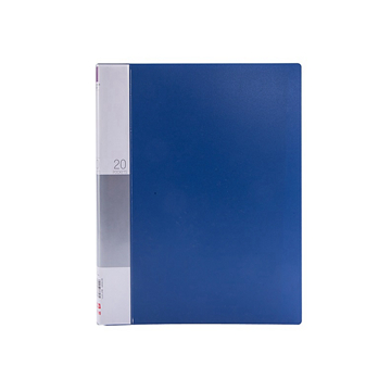 史泰博 资料册，NP1069 蓝色 A4/20页 售卖规格：1个