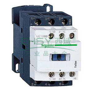 施耐德电气 TeSys D系列三极交流控制接触器，LC1D09N7 9A，415V，50/60Hz 售卖规格：1个