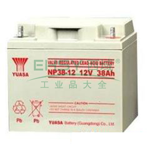 汤浅/YUASA NP系列阀控式铅酸蓄电池，NP38-12 (如需配线提前沟通) 售卖规格：1盒