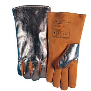 威特仕 焊接手套，10-2385-XL 烧焊手套，耐高温款，热流反射铝 售卖规格：1副