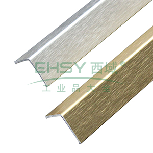 铝合金墙面护角-拉丝铝合金材质,银色,内附双面胶,25mm×25mm×1.5m,厚1.5mm,10根/包，15507