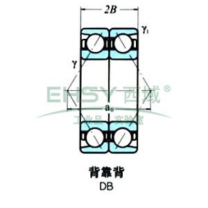 恩斯克/NSK 角接触球轴承，背对背组合，30°接触角，7207AWDB 售卖规格：2个/个