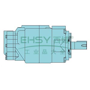 派克/Parker 双联定量叶片泵，T6EC 057 012 1R00 B1 M536055 售卖规格：1个