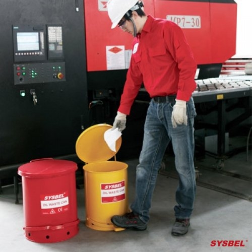 SYSBEL/西斯贝尔 WA8109700 防火垃圾桶 （21Gal/79.3L)红