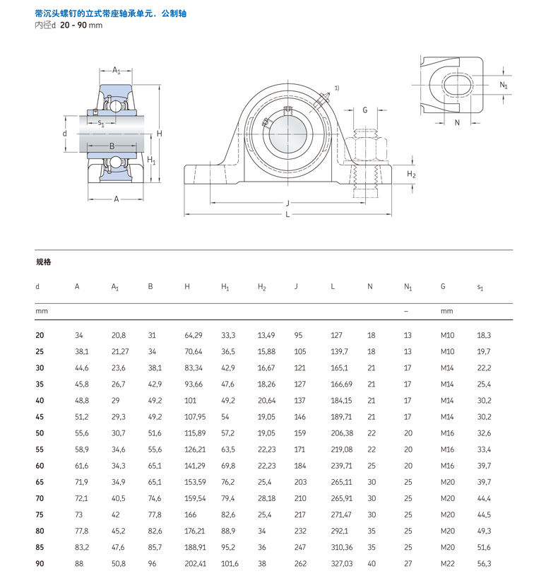 斯凯孚skf 带座轴承,ucp 208