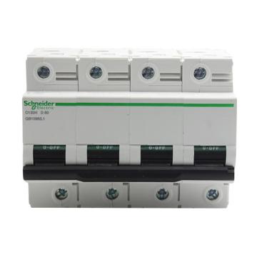 施耐德电气 微型断路器 C120H(A9) 4P 100A D型，A9N19823 售卖规格：1个