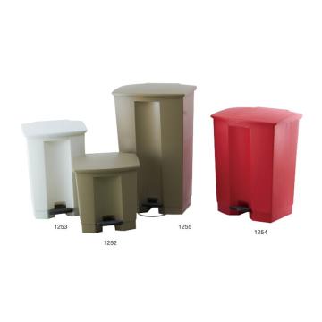 特耐适/Trust 垃圾桶，Trust脚踏式垃圾桶，45L 米色，1253，1253 米色 45L 售卖规格：1个