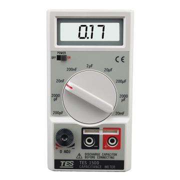 泰仕 数字式电容表，TES-1500 售卖规格：1台