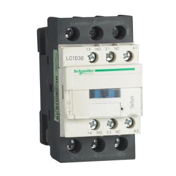 施耐德电气 TeSys D系列三极交流控制接触器，LC1D38V7C 38A，400V，三极 售卖规格：1个