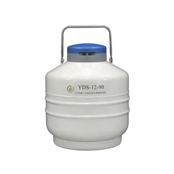 金凤/CHART 贮存型液氮生物容器，YDS-12-90-9 含9个120mm高的提筒 售卖规格：1台