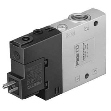 费斯托/FESTO 两位三通单电控电磁阀，CPE18-M1H-3GL-1/4，163141 常闭 售卖规格：1个
