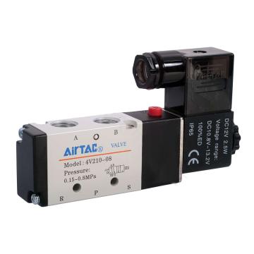 亚德客/AirTAC 二位五通电磁阀，4V210-08-E-T 单电控,AC24V,NPT牙 售卖规格：1个