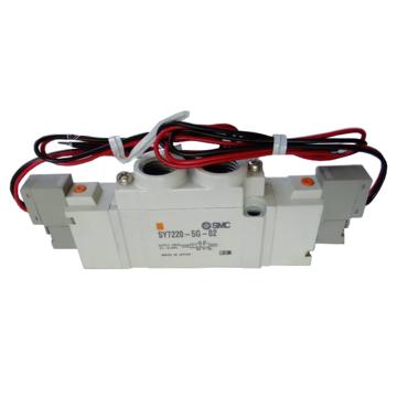SMC SY9000系列直接配管单体式电磁阀，SY9220-4GD-03 2位5通双电控 售卖规格：1个