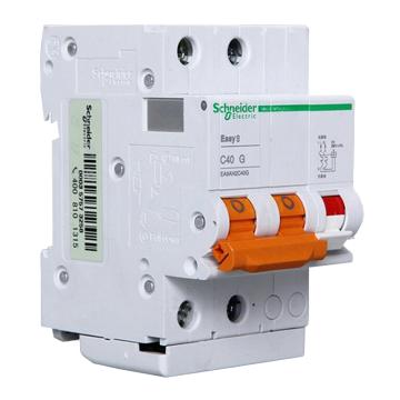 施耐德电气 微型断路器 EA9AN(E9) 2P 40A C型，EA9AN2C40G 带过压保护 售卖规格：1个