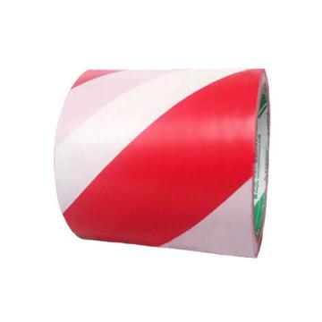 安赛瑞 地板划线胶带，高性能自粘性PVC材料，100mm×22m，红/白，14340 售卖规格：1卷