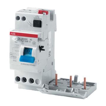 ABB 微型漏电保护附件，DDA203 AC-25/0.3 电磁式 AC型瞬动型，10113332 售卖规格：1个