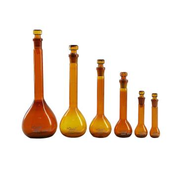 芯硅谷 容量瓶，V2861-25ml-2EA 25ml，棕色，带玻璃塞 售卖规格：2个/盒