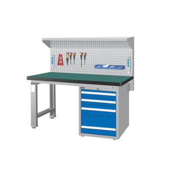 天钢 重量型工作桌，WAS-57042N16 高宽深(mm):1407×1500×785,带挂板,承重（kg):1000,不含安装 售卖规格：1台