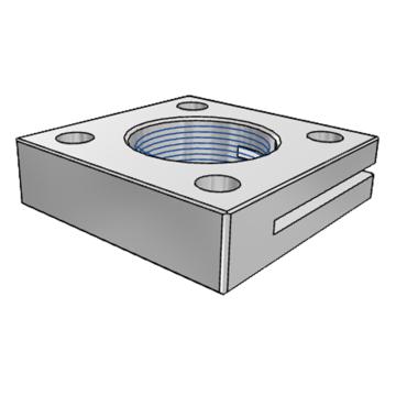 亚德客/AirTAC 液压缓冲器法兰，F-ACA42FA 售卖规格：1个