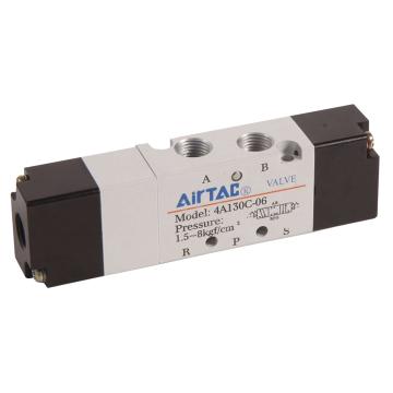 亚德客/AirTAC 气控阀，4A130E-M5 3位5通双气控中泄式 售卖规格：1个