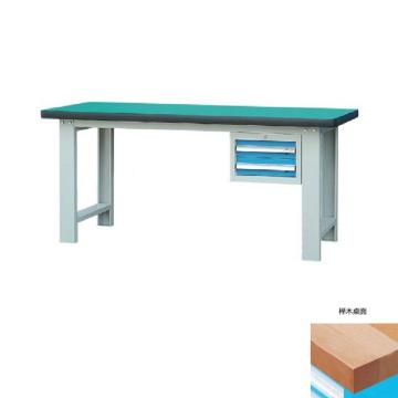 锐德 50mm榉木桌面单吊2抽柜重型工作桌，RD1502AJ 1500W×750D×800H,载重:1000kg,不含安装 售卖规格：1个