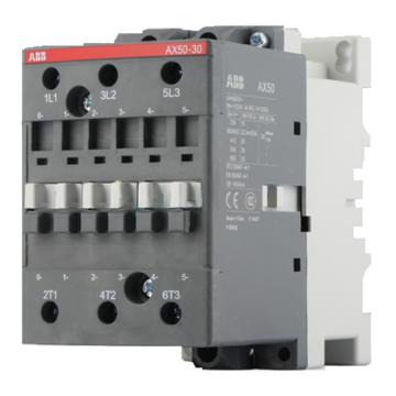 ABB AX三极交流线圈系列接触器，AX50-30-11-80*220-230V50Hz/230-240V60Hz 售卖规格：1只