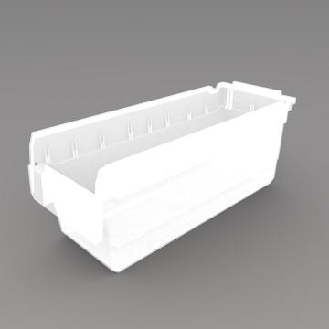 力王 货架物料盒，SF5220,透明色 500×200×200mm,全新料,10个/箱,不含分隔片 售卖规格：1个