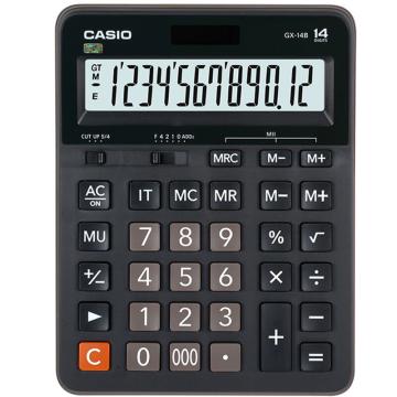 卡西欧/CASIO 常规计算器，GX-14B黑色 售卖规格：1台