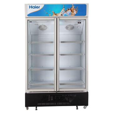 海尔650L循环制冷大容量立式商用双门展示冷柜，海尔，SC-650G,白色