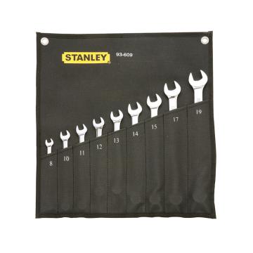 史丹利/STANLEY 两用扳手套装，公制 9件套，93-609-22 售卖规格：1套