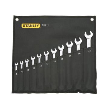 史丹利/STANLEY 两用扳手套装，公制 11件套，93-611-22 售卖规格：1套