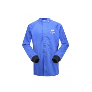 雷克兰/Lakeland 防电弧大褂式上衣，AR48-SC HRC 4级 48Cal/cm2，宝蓝色 XXXL（DH经济面料） 售卖规格：1件