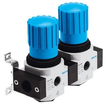 Up to 5 New Festo LRB-1/4-D-7-O-K5-MINI Pressure regulator manifolds 529000 