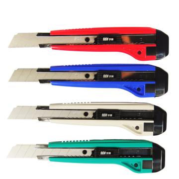 手牌/SDI 自动锁力大美工刀，0423 （附赠3片刀片）红/蓝/绿/灰 售卖规格：1个