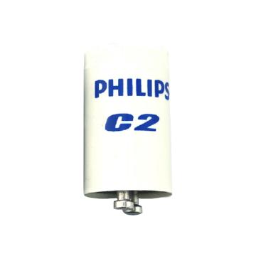 飞利浦 标准型荧光灯启动器 启辉器，C2 用于双管串联220-240V/110-130V, 4-22W，单位：个