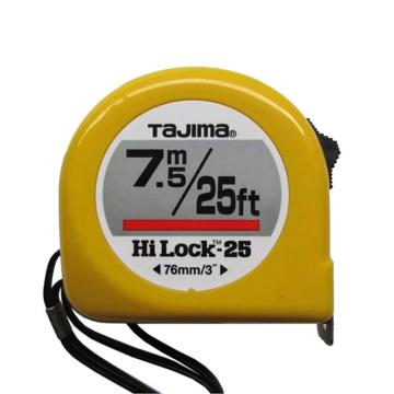 田岛/TAJIMA 卷尺，自动锁定，L25-75M/FT 尺宽25mm 长7.5m （公英制） 售卖规格：1把