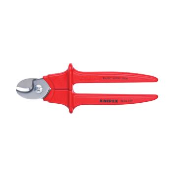 凯尼派克/KNIPEX 绝缘电缆剪，最大剪切能力16mm²单股铜线，70mm²多股铜线，95 06 230 售卖规格：1把