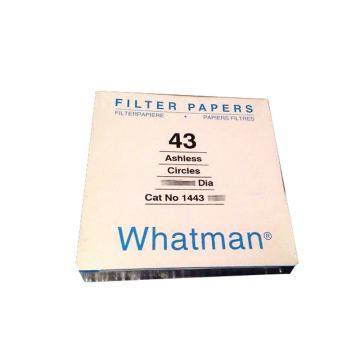 沃特曼/Whatman 滤纸，GR 43 12.5cm，1443-125 售卖规格：100张/盒