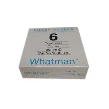 沃特曼/Whatman 定性滤纸，标准级，GR，6，9CM，1006-090 售卖规格：100片/盒