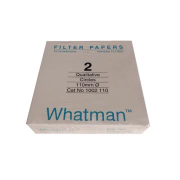沃特曼/Whatman 定性滤纸，标准级，GR，2，11.0CM，1002-110 售卖规格：100片/盒