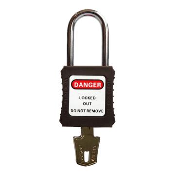 都克 铝锁梁安全挂锁，PV4-褐 通开二级管理型 售卖规格：1把