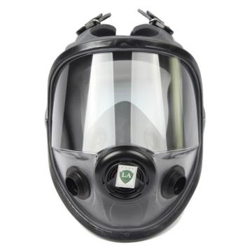霍尼韦尔/Honeywell 全面罩，54001 双滤盒弹性橡胶全面罩 M/L 售卖规格：1只